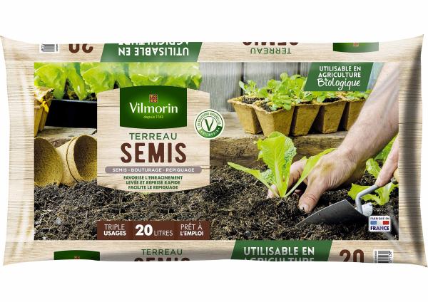 Terreaux, amendements et fumier - Terreau Semis Bouturage - 20 L - face recto